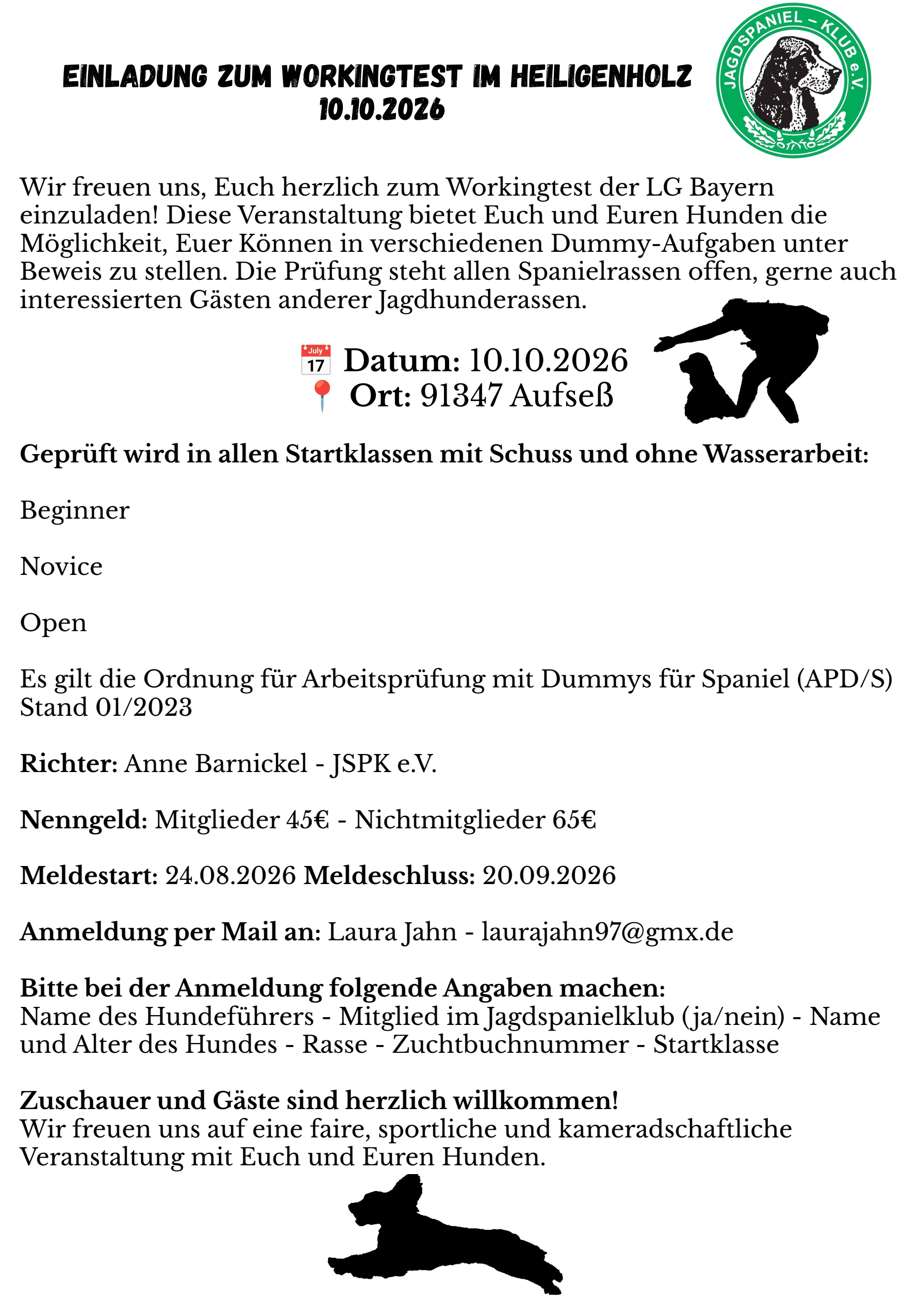 workingtest im Heiligenholz 10.10.2026
